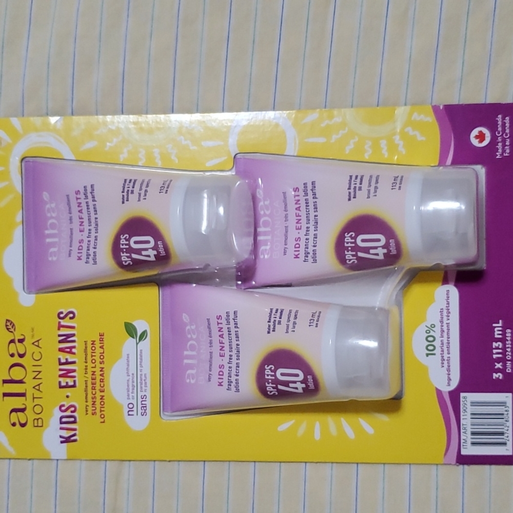 ALBA Children's Sunscreen